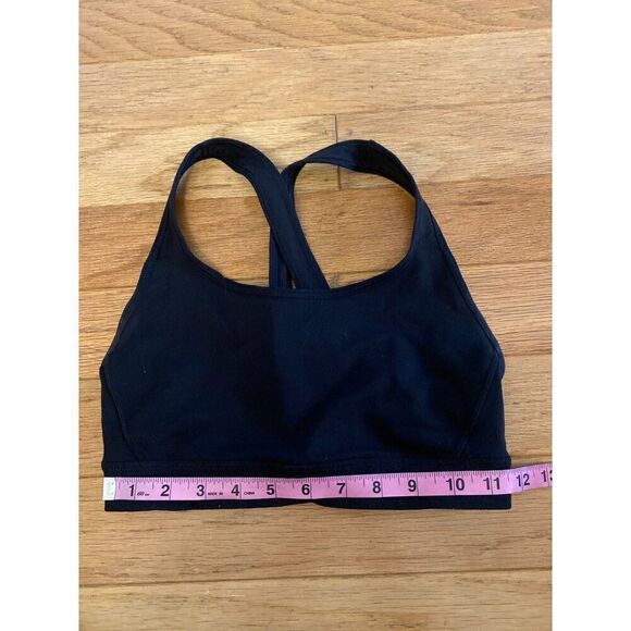 Victoria's Secret VSX women's Crossback non padded Sports Bra Black Size Small - Picture 5 of 5